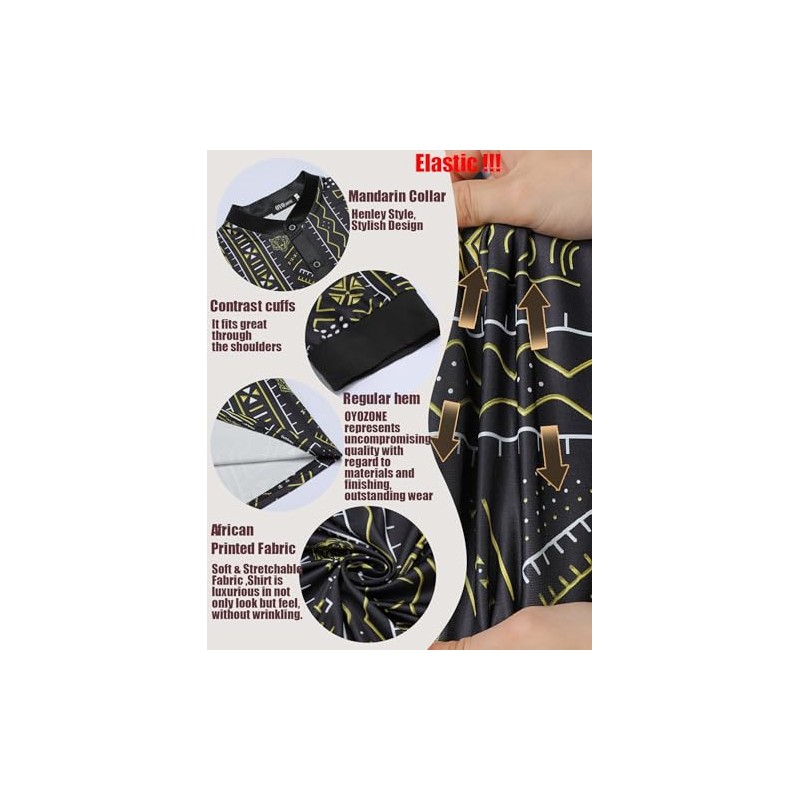 Kyku African Dashiki Attire for Men - African Print Dress