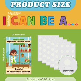 26 Pieces STEAM Careers Bulletin Board Set Science Classroom Bulletin Board Decoration Science Aviation Anthropology Medical Design Job Chart Poster with Inspirational Quotes for School Classroom Wall