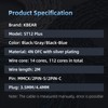 keephifi KBEAR ST12 Plus 2Meters Black IEM Cable 3.5MM 2PIN