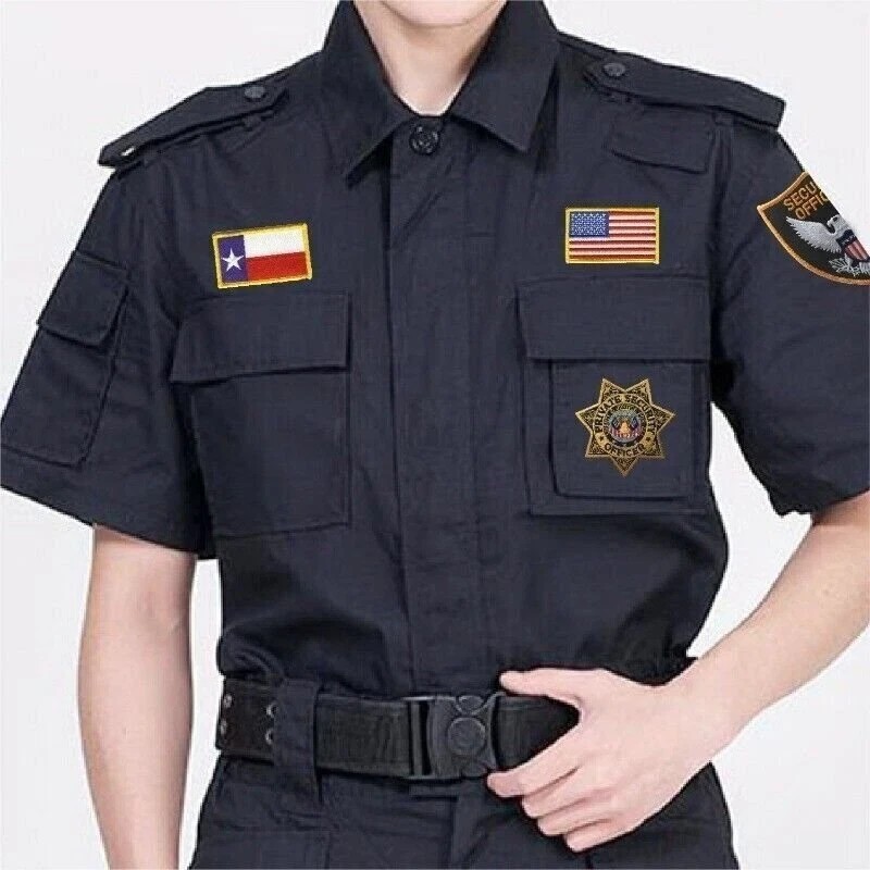 HT Private Security Officer Star Embroidered Patch (3" x 3")