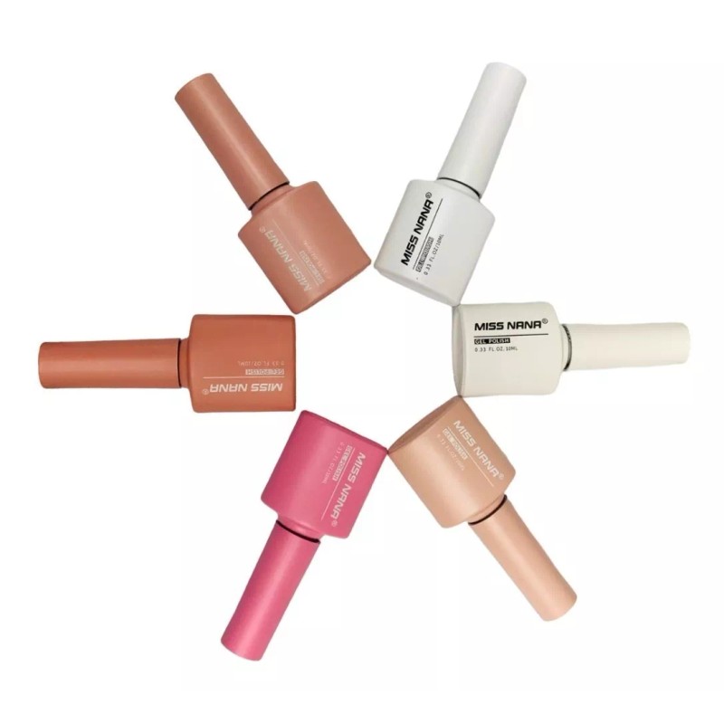 Miss Nana Set Esmaltes Happy Nail Caja Con 6 Tonos