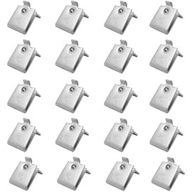 Knape & Vogt Knape and Vogt Adjustable Steel Pilaster Shelf Support Clip Zinc (Pack of 20)
