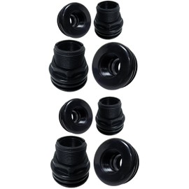 8 Pack - 3/4" Threaded X Threaded Bulkhead (AM BRAND)