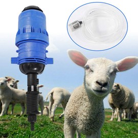 Adjustable Fertilizer Injector Water Powered Liquid Doser Dispenser 20-2500 L/H Automatic Drip Irrigation Injector Dosing Pump for Industry Garden Hose Livestock - Blue