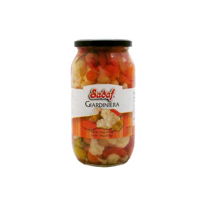 Sadaf Giardiniera Mild - Pickled vegetables in jar - Giardiniera