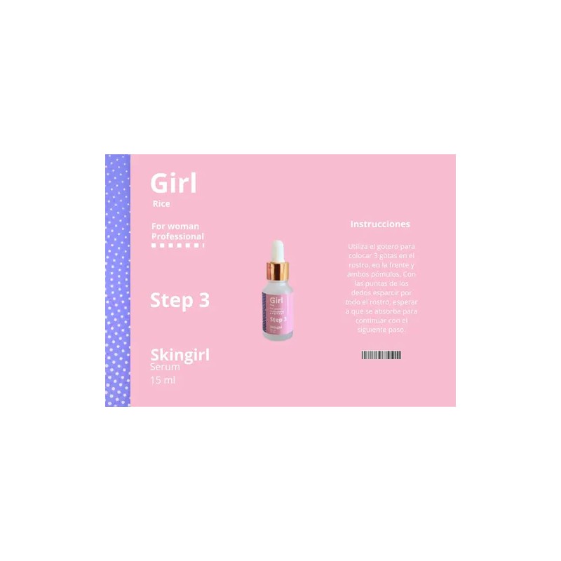 Skincare Para Dama Con Extracto De Arroz 4 Piezas Nuevo