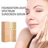 2PC Foundation 4 In 1, Base de Maquillaje Alta Cobertura,