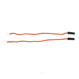 2pcs Kayak Paddle Leashes Stretchable Safety Canoe Paddle Leash Kayak Accessories with Belt Buckle and Hook Orange