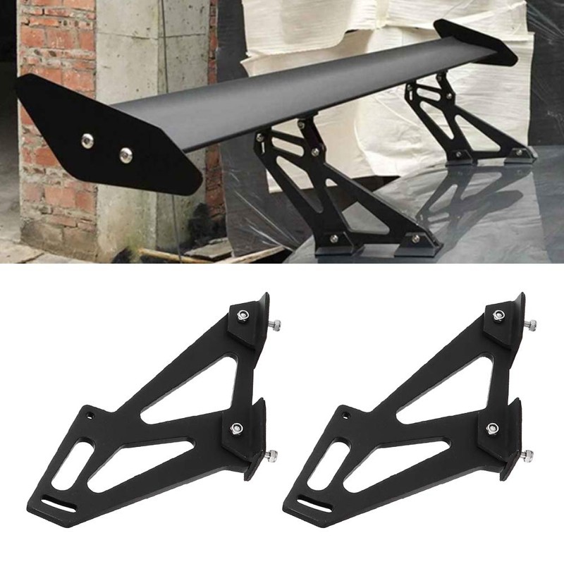 TKSE Spoiler Mounting Brackets, Universal Car CNC Aluminium Alloy Rear