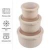 Classic Cuisine Set of 3 Bowls with Lids - Microwave,