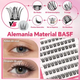 Gorgeous Olivia 88 Pestañas Postizas Kit Completo Rosa Chicle Moonstone