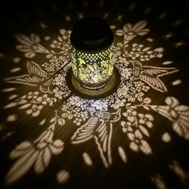 Solar Outdoor Hanging Lanterns,Hummingbird/Dragonfly Decor Lantern,Waterproof Metal Decorative Garden Light for Patio Yard Lawn Backyard Front Porch,Gifts for Women Mom Grandma (Hummingbird)