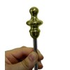 Black Country Metal Works Polished Brass 'Urn' Tiller Pin