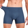 Daytain Mens Padded Boxer Briefs Tummy Control Dark Blue