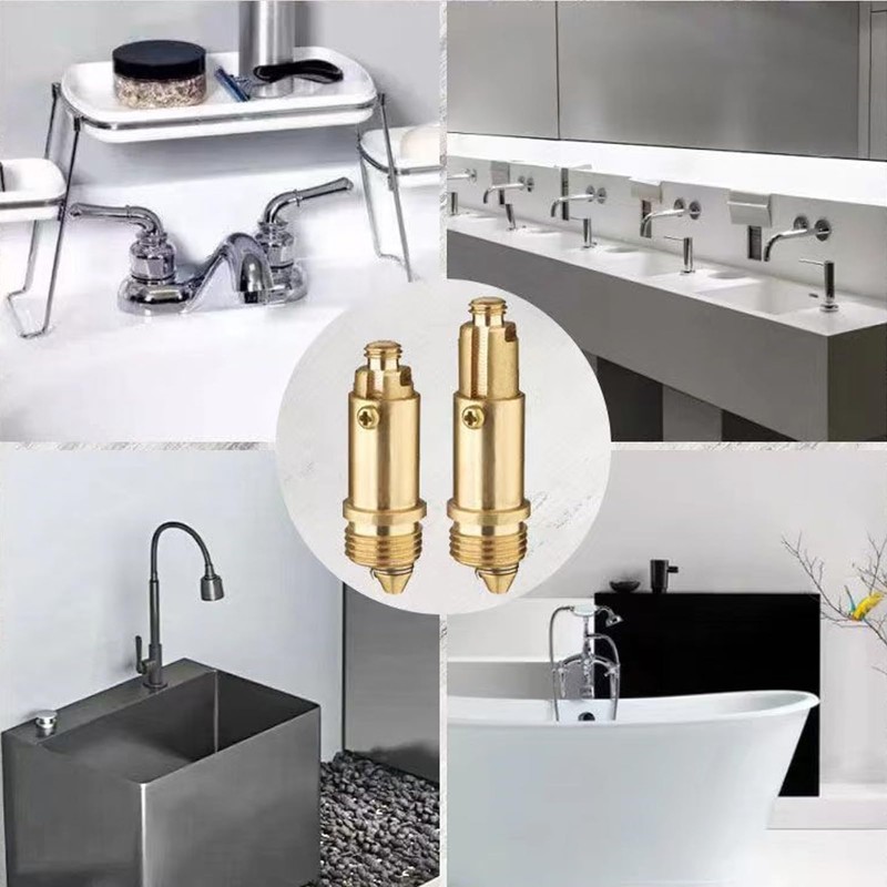 2 x Pop Up Click Clack Brass Bath Drain Spring