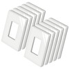 BESTTEN [10 Pack] Midsize Screwless Wall Plate, USWP4 Glossy Off