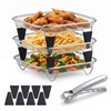Homikit Air Fryer Rack, 3Pcs Stainless Steel Air Fryer Accessories,