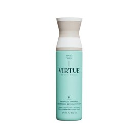 VIRTUE Champú de recuperación sin sulfato con queratina y aceite de semilla de baobab para cabello dañado, color seguro