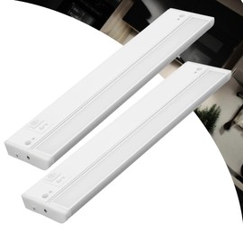 American Lighting LED Undercabinet Light 10 Inch 5CCT Swivel 90+ CRI 385 Lumens Dimmable TRIAC Slim Low Profile White Finish – Energy Star Title 24 Compliant – 5LCS-10-5CCT-WH (2 Pack)