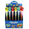 TINYMILLS - 24 crayones apilables de superhéroe arcoíris con tapa