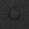 Stetson Men's Hatteras Linen Newsboy Flat Cap Fitted Hat Black