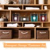 Threehoney 4 Pack Laundry Powder Container and Dryer Sheet Holder