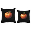Persimmon Fruit 8 Bit Throw Pillow