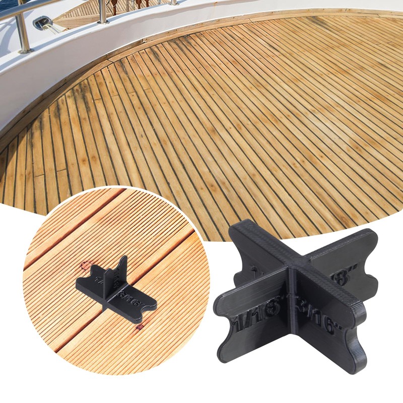 12 Pcs Deck Board Spacer Kit - 4 Thicknesses (1/16",