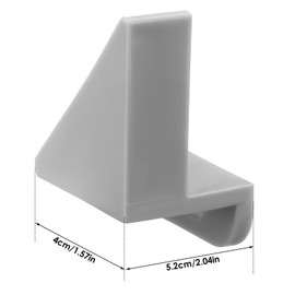 Chunful Chunful 4 Pack Replacement Bracket Clips for Hot Dog Roller Machine Glass Cover Sneeze Guards for Hot Dog Rollers Grill Cooker Machine Compatible with Olde Midway