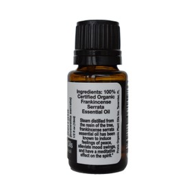 Prana Organic Plant Oils Organic Frankincense Serrata Essential Oil (15 ml) - 100% Pure Undiluted Therapeutic Grade Essential Oil by Prana Organic Plant Oils