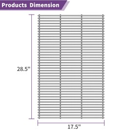 Boloda 28.5 Inch Cooking Grid Grates for Turbo 4 Burner Grill Model