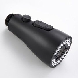 CREA Kitchen Tap Multi Function Pull Out Sprayer, 1/2'' ABS, Black