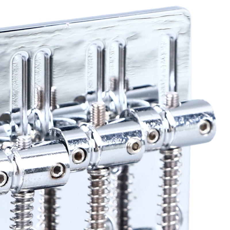 Electric Bass Bridge 5 String Bass Saddle Bridge Thickened Tailpiece