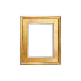 Creative Mark Elegant Plein Aire Gold Frame with Linen Liner, 9x12 Ornate Open Back Picture Frames, No Glass or Backing, Gessoed Wood, 2.75-inch Wide Moulding