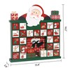 PIONEER-EFFORT Extra-large Wooden Christmas Advent Calendar with Drawers, 24-Day Countdown