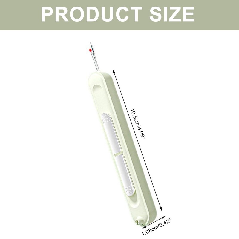 2-in-1 Needle Threader Seam Ripper - Automatic Threading Tool -