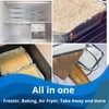 NUNOCHO Aluminium Foil Trays with Lids. Containers Pack 20, Set