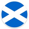 2 x 10cm/100mm Scotland Scottish Flag Window Cling Sticker Car