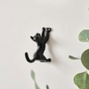 Melody Maison Matte Black Cat Wall Hook