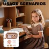 Xvbhaq Large Capacity Capybara Pencil Case Cute Transparent Multi-Layer Plush