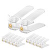 CiBiZi Clear Shoe Slots Organizers 12Pack Shoe Stacker Organizer for