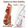 Musbeat Musbeat Cello Stand with Bow Holder, Mahogany Wooden A-Shape