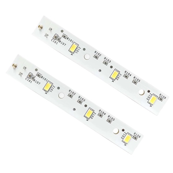 For GE 2pcs WR55X26671 Refrigerator LED Light Board for GE