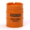 Airyusha Ashtray/Smoking Goods Orange 3.5 x 3.5 x Height 4.3