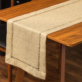 Table Runner, Stylish, Scandinavian Table Runner, Table Center Cloth, Washing, Table Decoration, Table Runner 70.9 x 12.2 inches (180 x 31 cm), Champagne