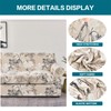 KRFOONN 4 Piece Stretch Sofa Couch Covers for 3 Cushion