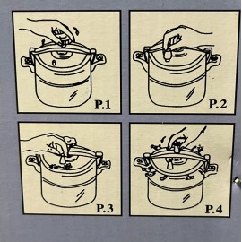 Alpine Cuisine Pressure Cooker has Security Systems. 7 Quarts