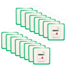 ExcellaElite 30 PCS Fire Safety Labels for Furniture, Safety Hanging Fire Labels for Furniture Fire Resistant Flame Tickets for Furniture Tying and Attachment (Green)