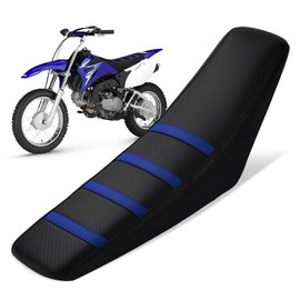 USTPO Seat Cover for TTR 110 TTR110 2000-2025 Seat Cushion Dirt Pit Bike Blue PVC Wear-Resistant Non-Slip Gripper Soft