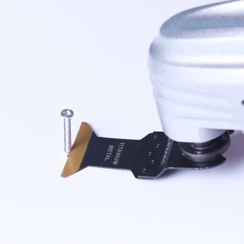 EZARC Titanium Oscillating Saw Blades, Oscillating Multitool Blades for Metal,